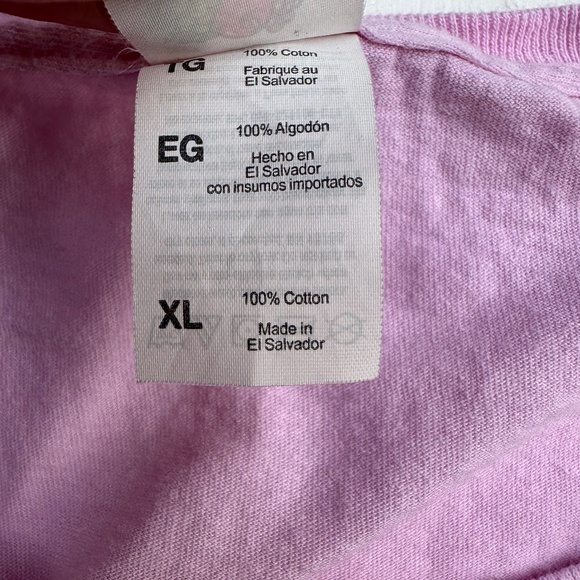 Christmas Tree Sloth Pink Long Sleeve Tee - Picture 4 of 5